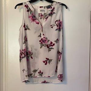 Alice Blue Floral Print Tank